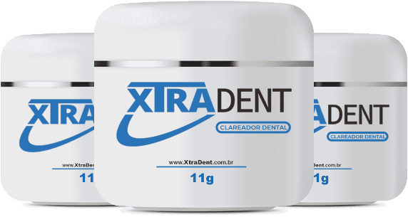 Kit com 3 potes de Xtradent